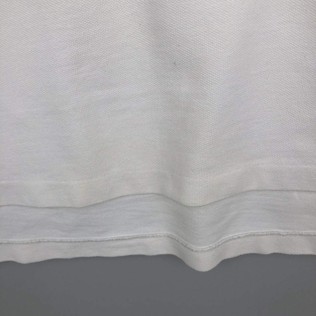 Ralph Lauren POLO by Ralph Lauren long sleeve polo shirt, men's size XXL cotton white type Vintage Second Hand