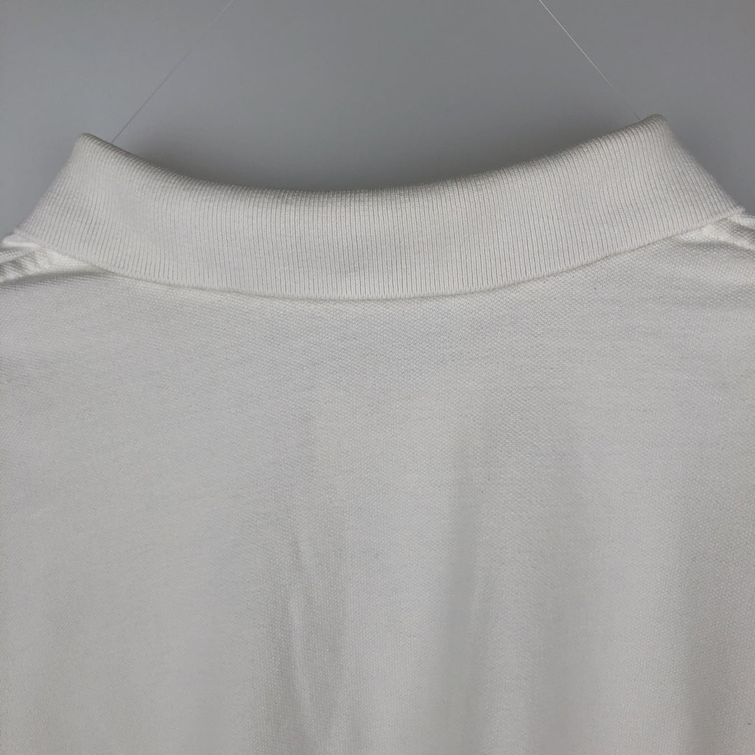 Ralph Lauren POLO by Ralph Lauren long sleeve polo shirt, men's size XXL cotton white type Vintage Second Hand