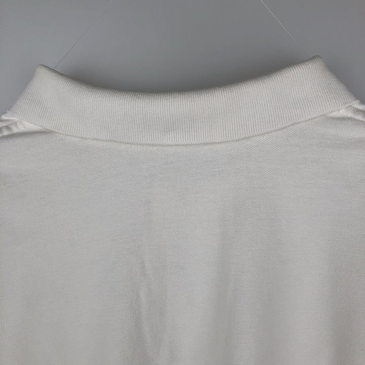 Ralph Lauren POLO by Ralph Lauren long sleeve polo shirt, men's size XXL cotton white type Vintage Second Hand