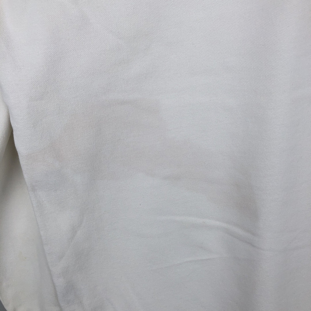Ralph Lauren POLO by Ralph Lauren long sleeve polo shirt, men's size XXL cotton white type Vintage Second Hand