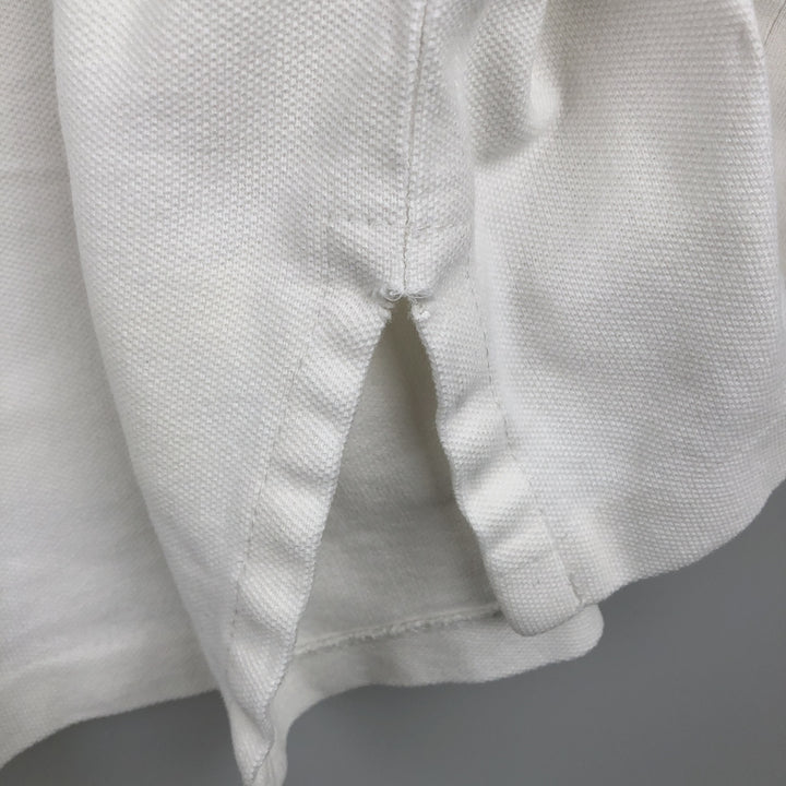 Ralph Lauren POLO by Ralph Lauren long sleeve polo shirt, men's size XXL cotton white type Vintage Second Hand