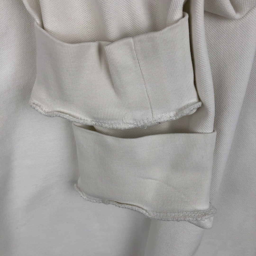 Ralph Lauren POLO by Ralph Lauren long sleeve polo shirt, men's size XXL cotton white type Vintage Second Hand