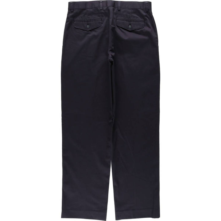 90s-00'S LLBean Classic Fit Chino Pants, Men's Size W34 (approx.) cotton navy blue type Vintage Second Hand
