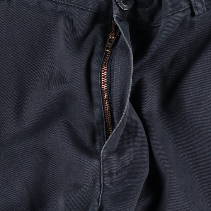 90s-00'S LLBean CLASSIC FIT Chino Pants, Men's W36 (approx.), Wide Leg, Vintage cotton navy blue type Vintage Second Hand