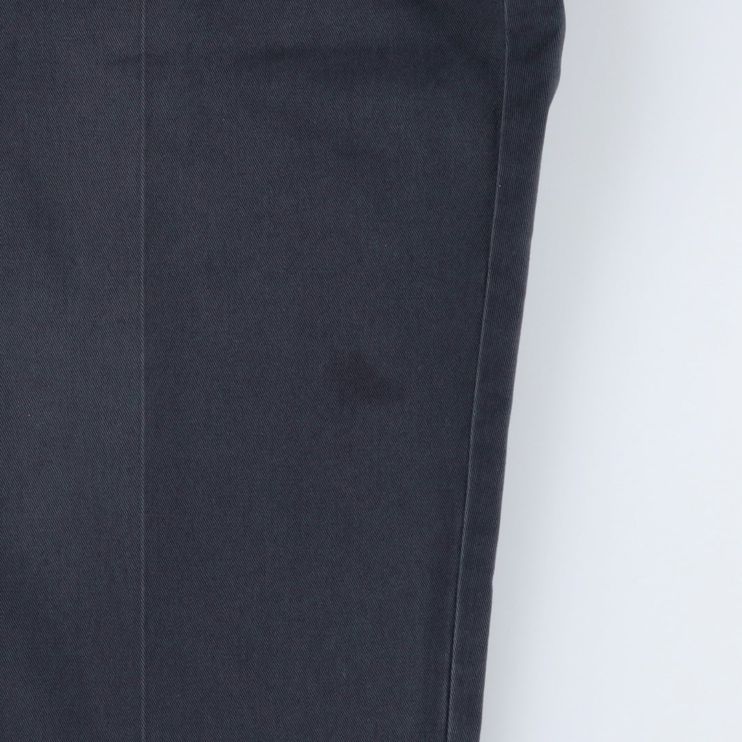 90s-00'S LLBean CLASSIC FIT Chino Pants, Men's W36 (approx.), Wide Leg, Vintage cotton navy blue type Vintage Second Hand