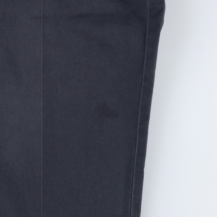 90s-00'S LLBean CLASSIC FIT Chino Pants, Men's W36 (approx.), Wide Leg, Vintage cotton navy blue type Vintage Second Hand