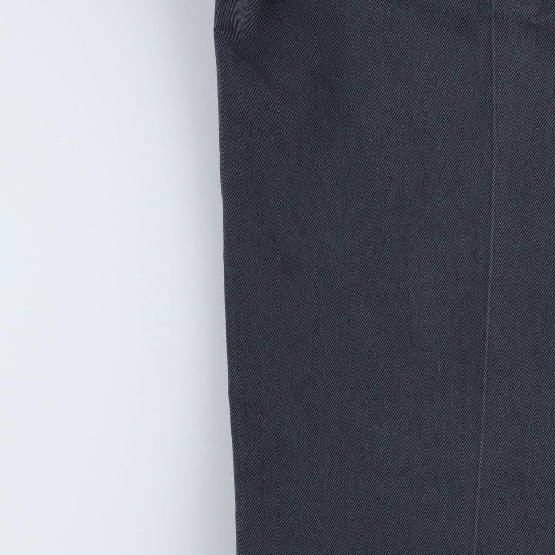 90s-00'S LLBean CLASSIC FIT Chino Pants, Men's W36 (approx.), Wide Leg, Vintage cotton navy blue type Vintage Second Hand