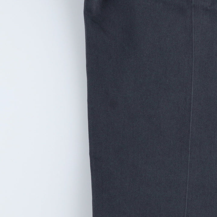 90s-00'S LLBean CLASSIC FIT Chino Pants, Men's W36 (approx.), Wide Leg, Vintage cotton navy blue type Vintage Second Hand