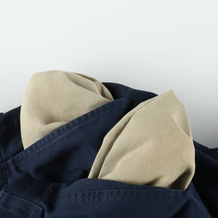 GAP relaxed two-pleat chino pants, men's size W32 (approx.), vintage. cotton navy blue type Vintage Second Hand