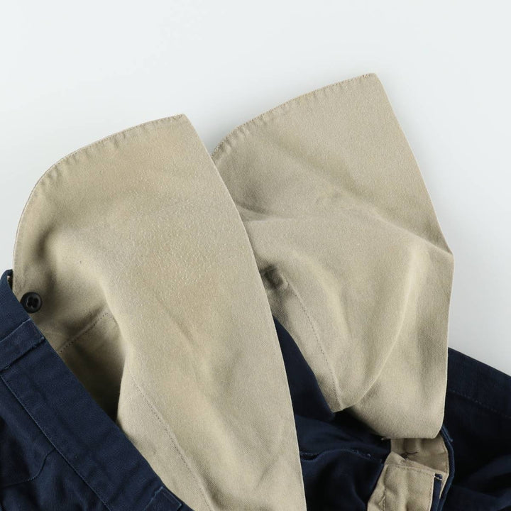 GAP relaxed two-pleat chino pants, men's size W32 (approx.), vintage. cotton navy blue type Vintage Second Hand