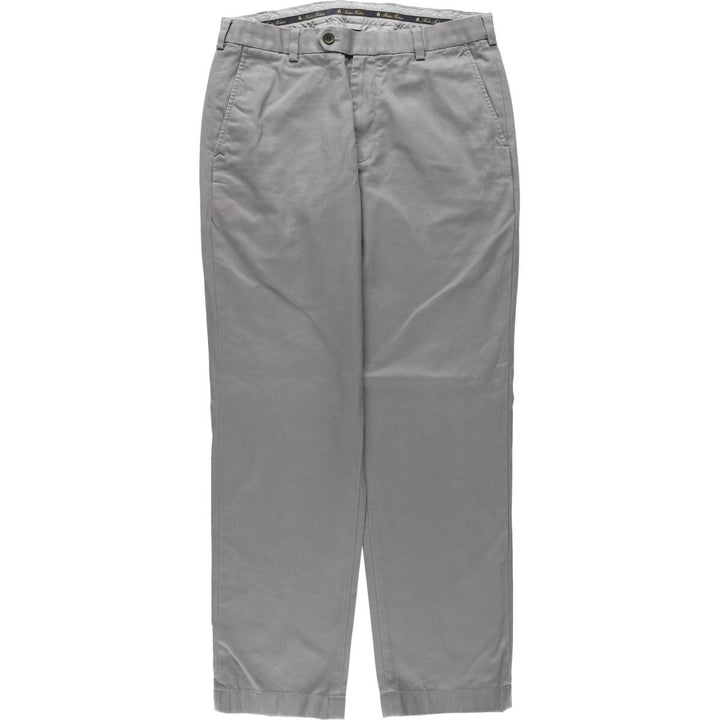 Brooks Brothers CLARK Chino Pants, Men's Size W34 (approx.) cotton gray type Vintage Second Hand