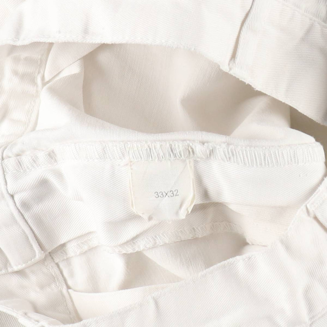 Ralph Lauren POLO by Ralph Lauren Two-pleat Chino Pants for Men, W32 equivalent cotton white type Vintage Second Hand