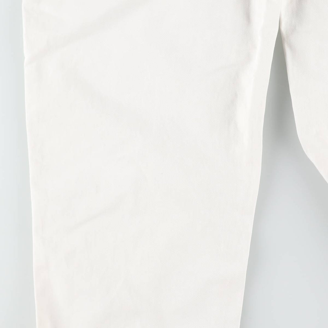 Ralph Lauren POLO by Ralph Lauren Two-pleat Chino Pants for Men, W32 equivalent cotton white type Vintage Second Hand