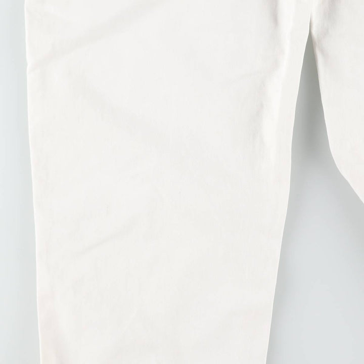 Ralph Lauren POLO by Ralph Lauren Two-pleat Chino Pants for Men, W32 equivalent cotton white type Vintage Second Hand
