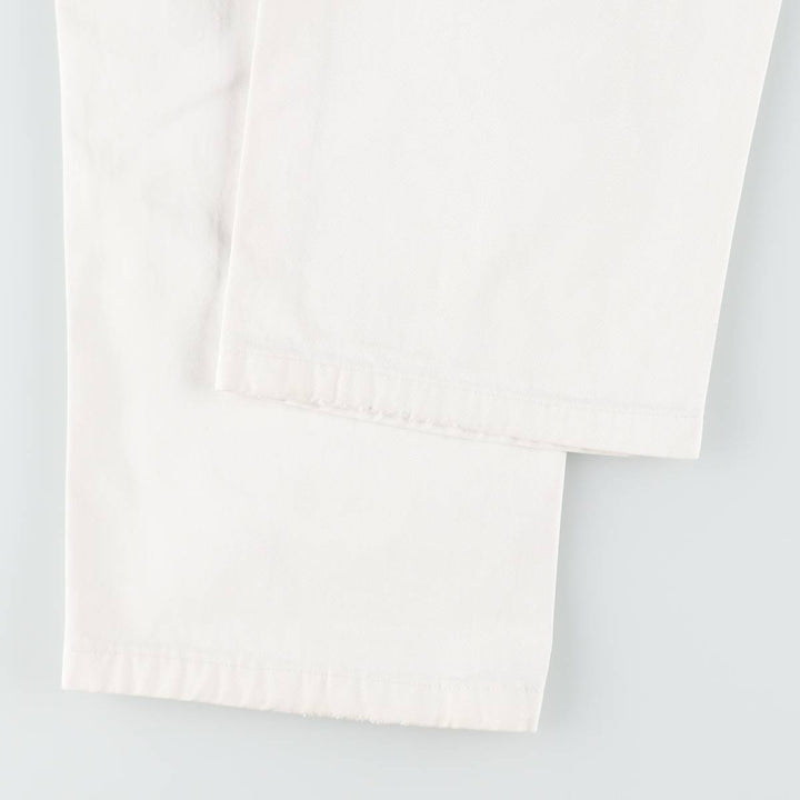 Ralph Lauren POLO by Ralph Lauren Two-pleat Chino Pants for Men, W32 equivalent cotton white type Vintage Second Hand