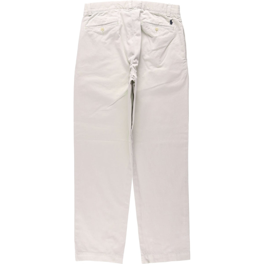 Ralph Lauren POLO by Ralph Lauren ETHAN PANT Two-pleat Chino Pants Men's Size W32 cotton gray type Vintage Second Hand