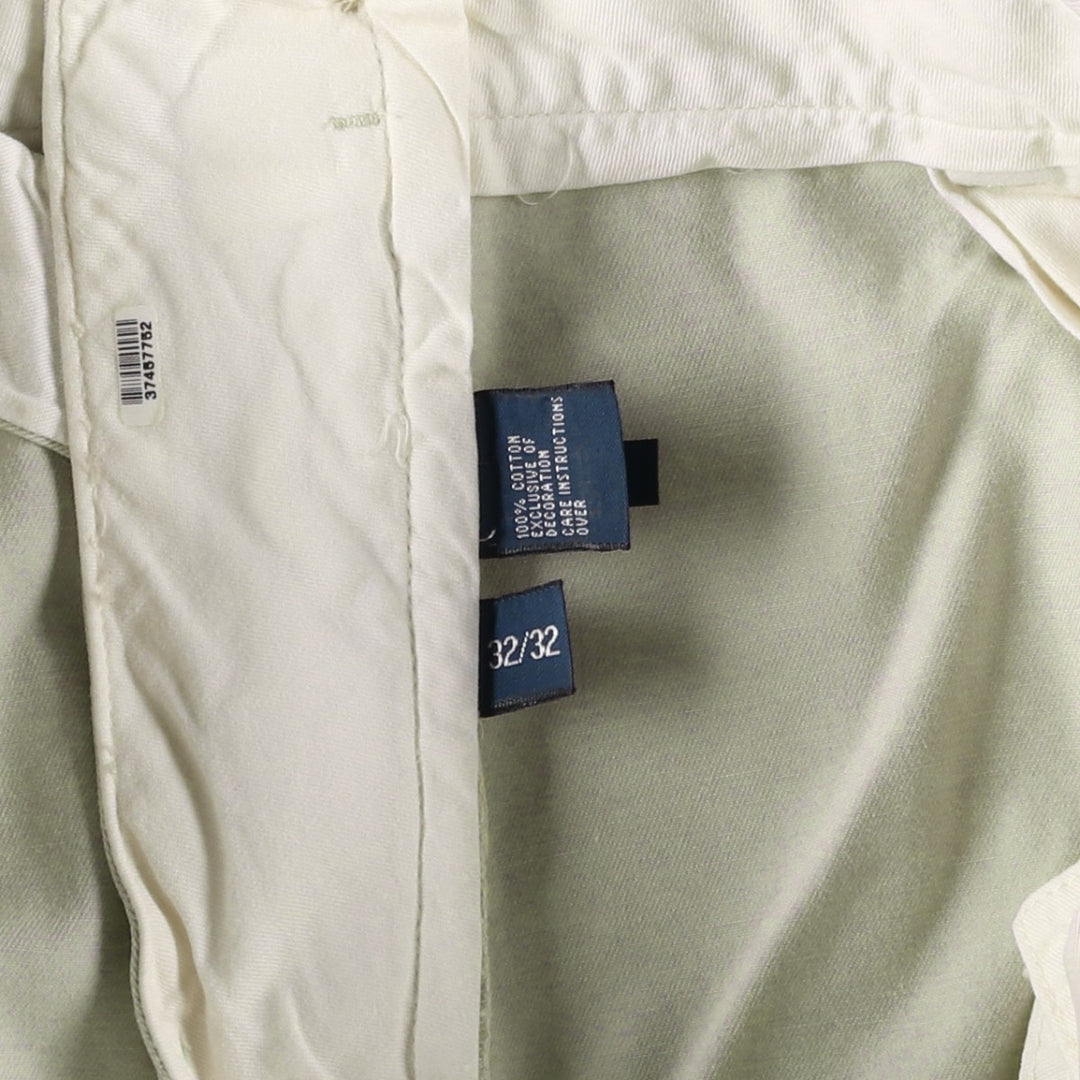 Ralph Lauren POLO by Ralph Lauren ETHAN PANT Two-pleat Chino Pants Men's Size W32 cotton gray type Vintage Second Hand