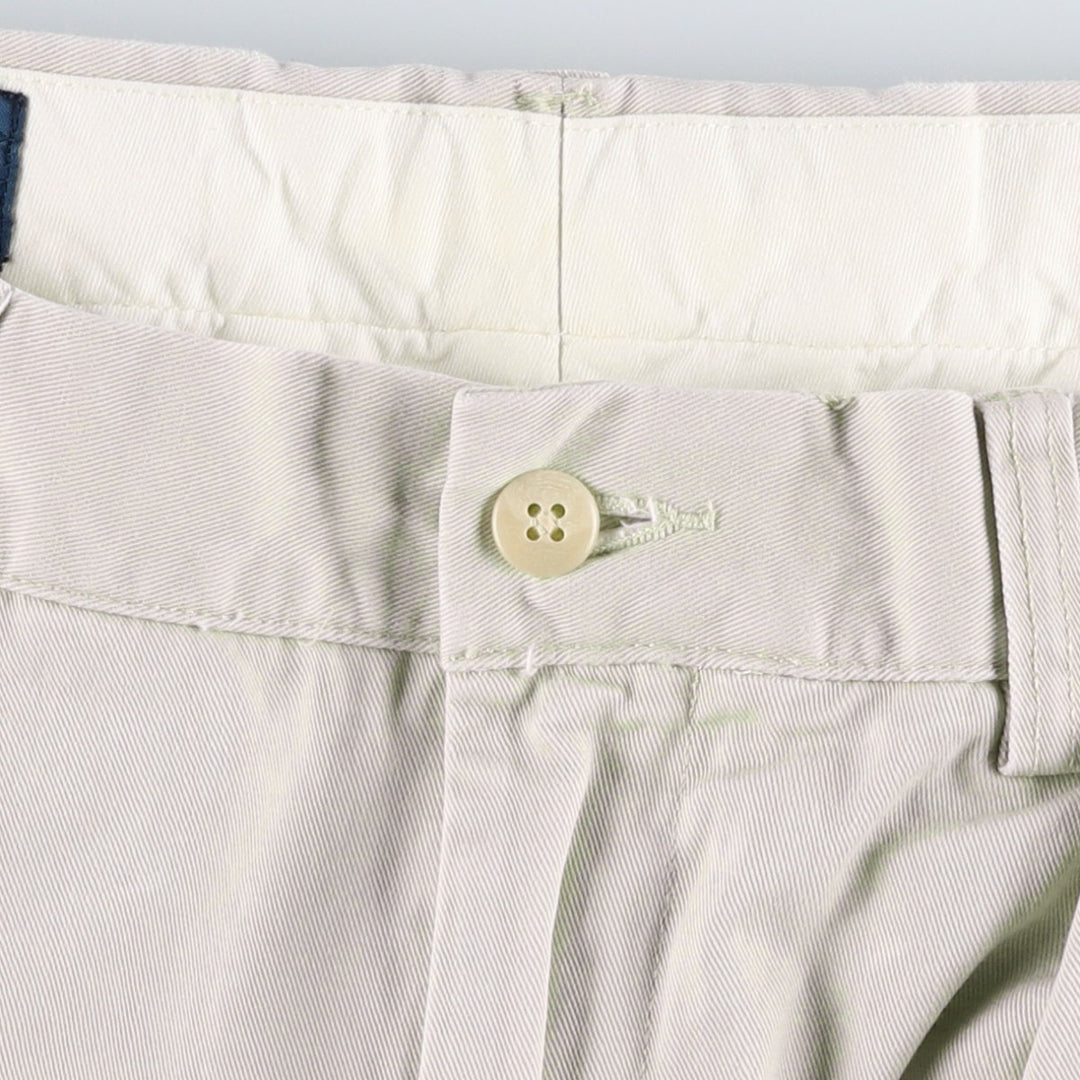 Ralph Lauren POLO by Ralph Lauren ETHAN PANT Two-pleat Chino Pants Men's Size W32 cotton gray type Vintage Second Hand