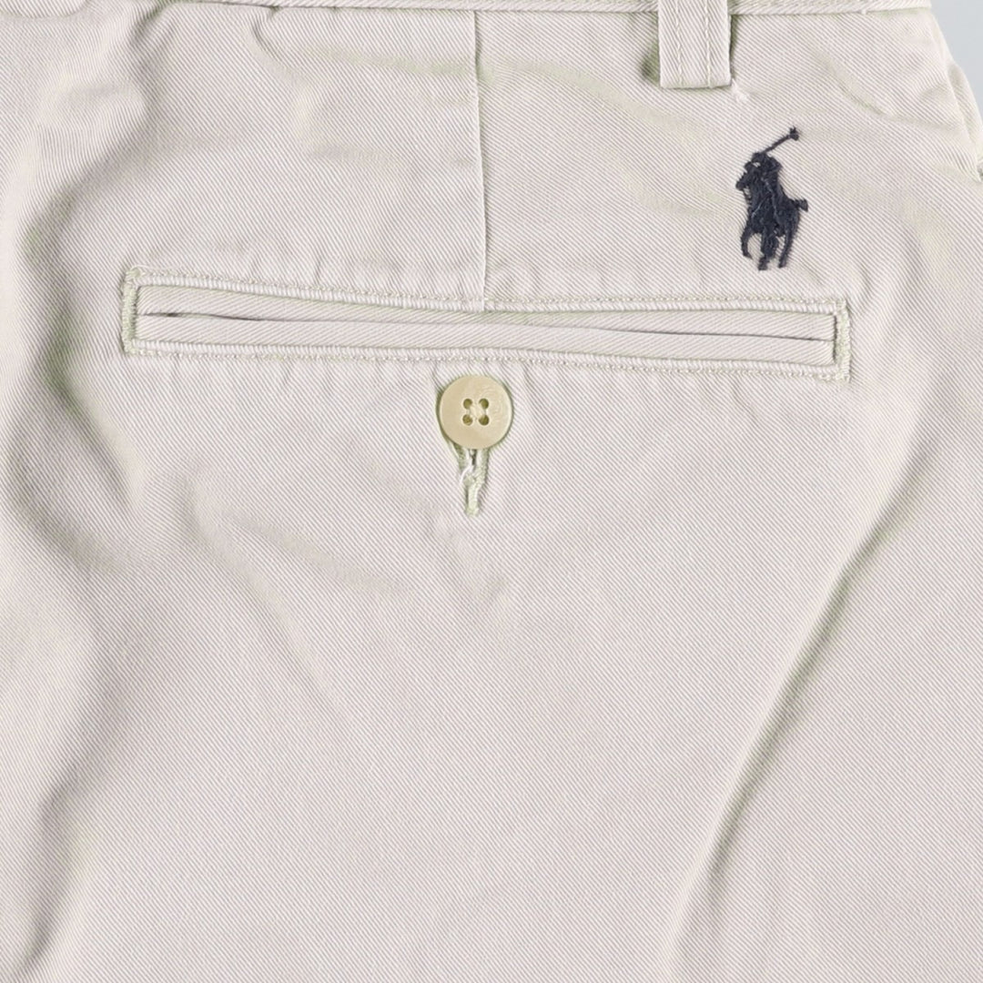 Ralph Lauren POLO by Ralph Lauren ETHAN PANT Two-pleat Chino Pants Men's Size W32 cotton gray type Vintage Second Hand