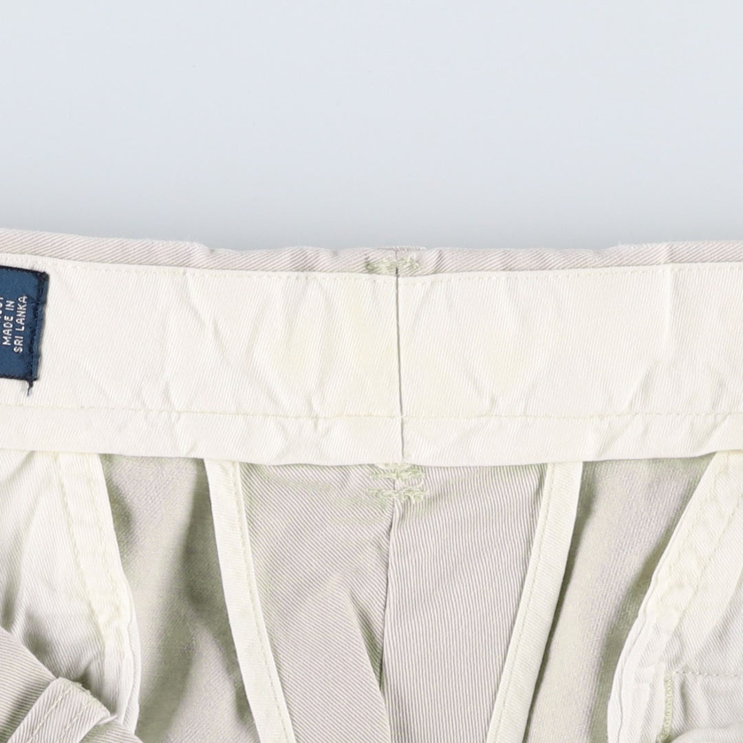 Ralph Lauren POLO by Ralph Lauren ETHAN PANT Two-pleat Chino Pants Men's Size W32 cotton gray type Vintage Second Hand