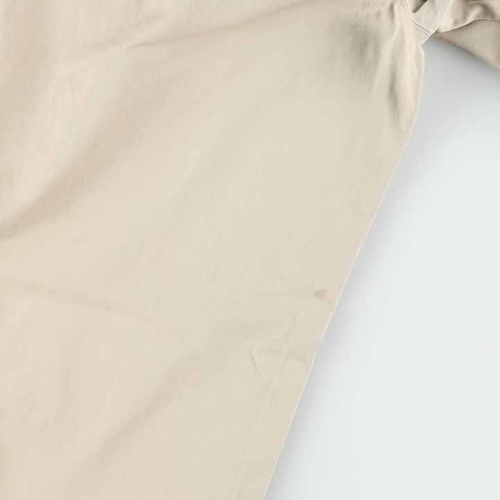 Ralph Lauren POLO by Ralph Lauren Two-pleat Chino Pants for Men, W30 equivalent cotton unbleached Vintage Second Hand