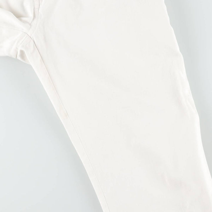Ralph Lauren POLO by Ralph Lauren SUFFIELD PANT Chino pants for men, equivalent to W32 cotton white type Vintage Second Hand