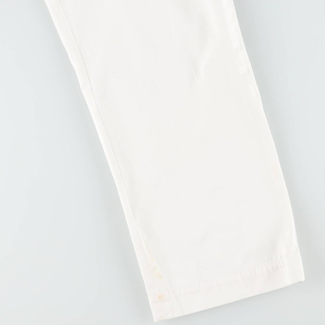 Ralph Lauren POLO by Ralph Lauren SUFFIELD PANT Chino pants for men, equivalent to W32 cotton white type Vintage Second Hand