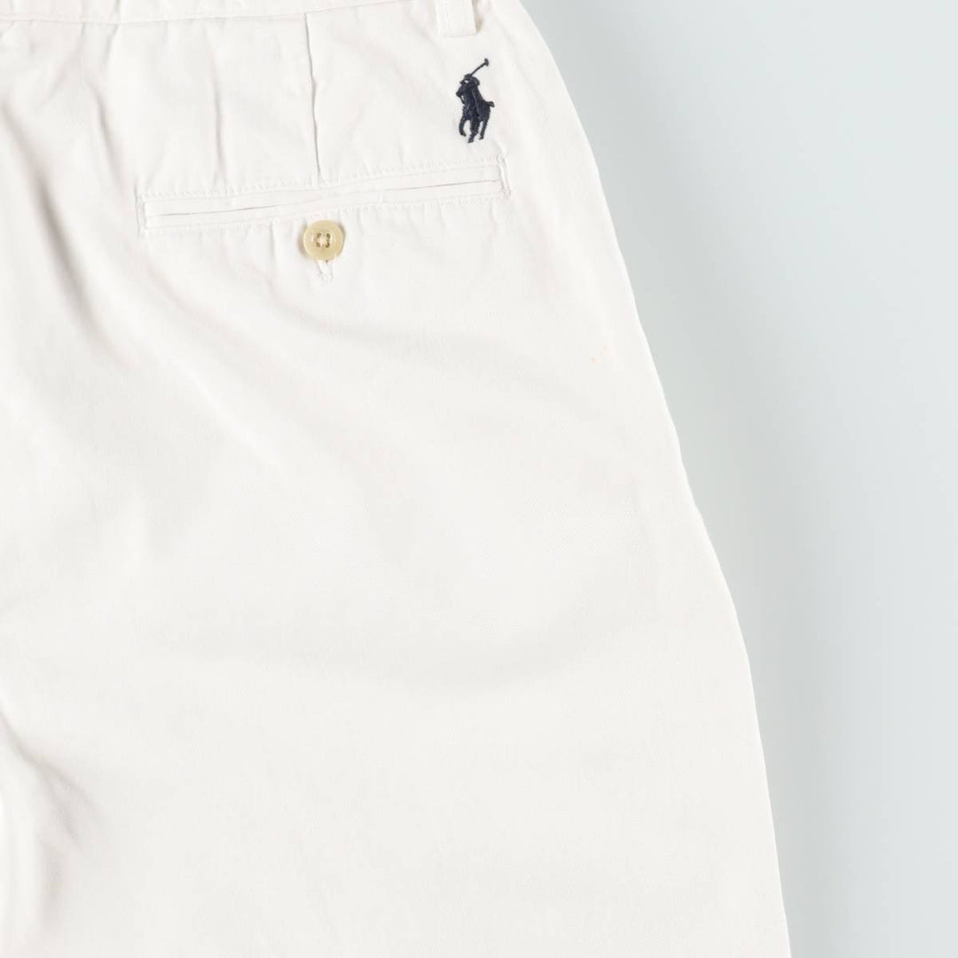 Ralph Lauren POLO by Ralph Lauren SUFFIELD PANT Chino pants for men, equivalent to W32 cotton white type Vintage Second Hand