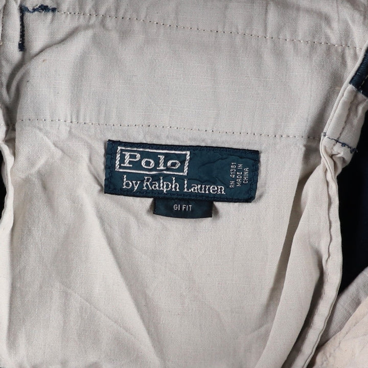 Ralph Lauren POLO by Ralph Lauren GI FIT Chino Pants, Men's Size W36 (approx.) cotton navy blue type Vintage Second Hand