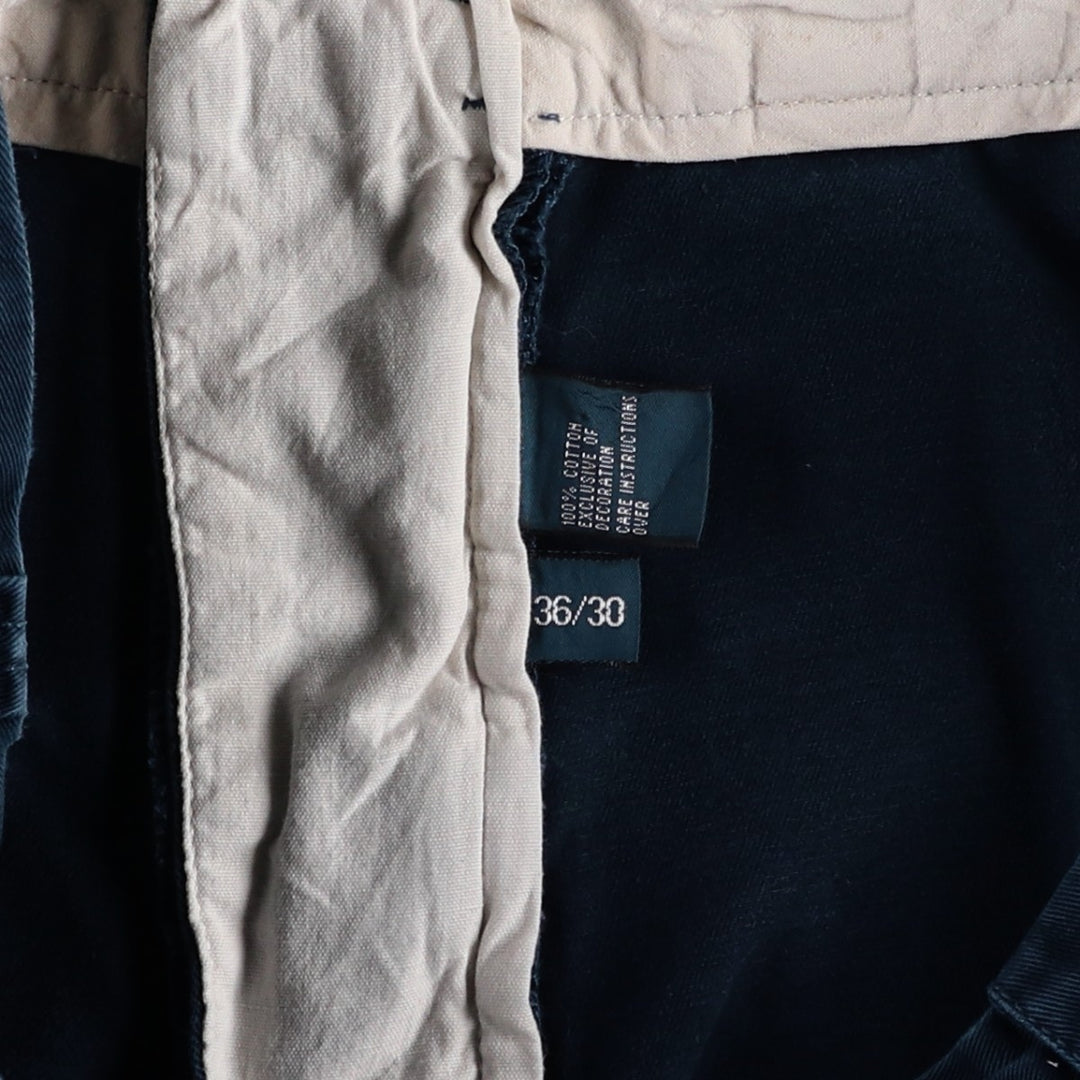 Ralph Lauren POLO by Ralph Lauren GI FIT Chino Pants, Men's Size W36 (approx.) cotton navy blue type Vintage Second Hand