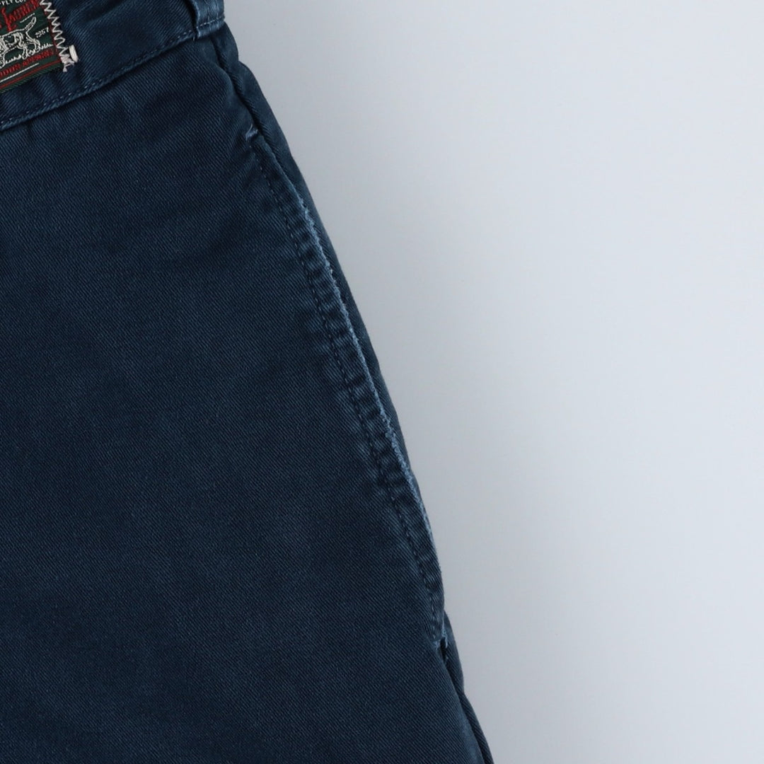 Ralph Lauren POLO by Ralph Lauren GI FIT Chino Pants, Men's Size W36 (approx.) cotton navy blue type Vintage Second Hand
