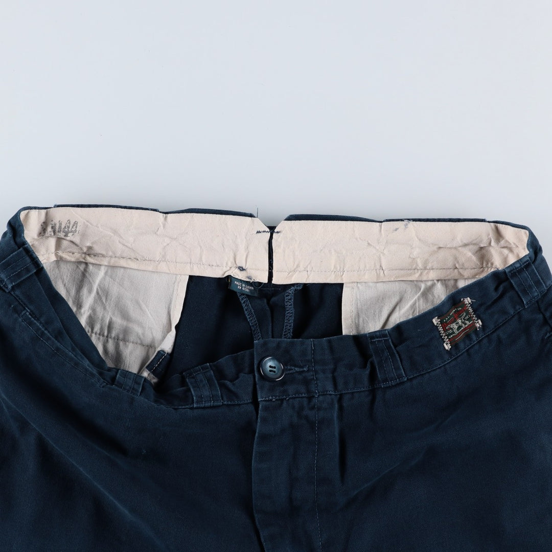 Ralph Lauren POLO by Ralph Lauren GI FIT Chino Pants, Men's Size W36 (approx.) cotton navy blue type Vintage Second Hand