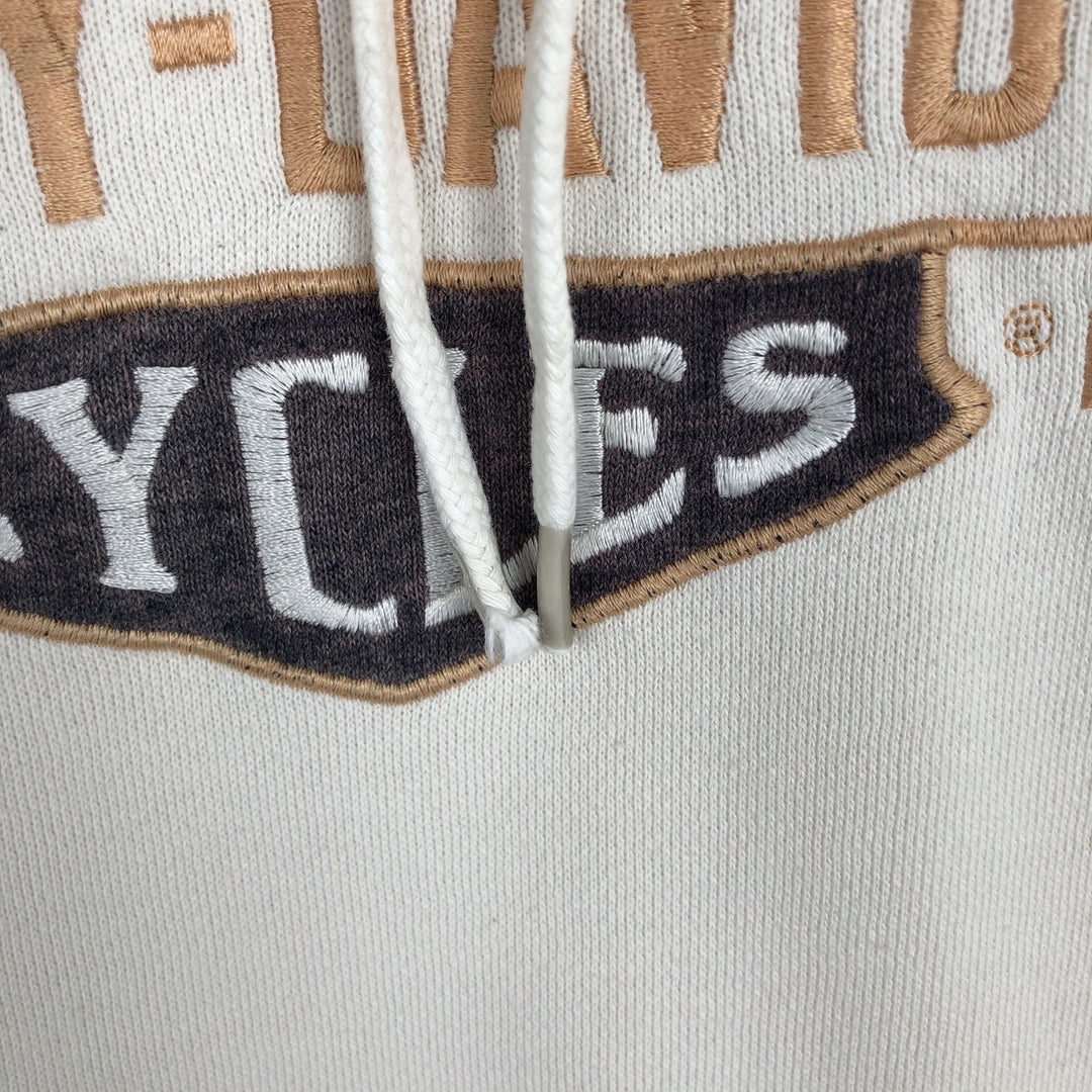 2000'S Harley-Davidson Advertising Pullover Hoodie, Men's XL cotton pale white type Vintage Second Hand