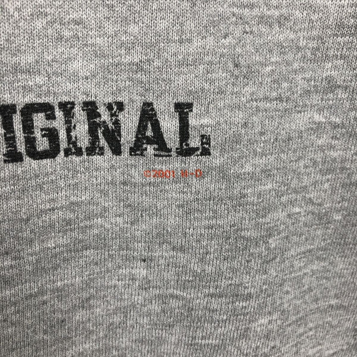 2000'S Harley-Davidson Advertising Pullover Hoodie, Men's Size L unclear gray type Vintage Second Hand