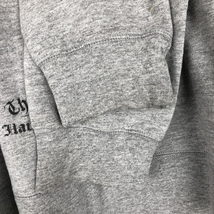 Harley-Davidson Advertising Pullover Hoodie, Men's Size Medium cotton gray type Vintage Second Hand