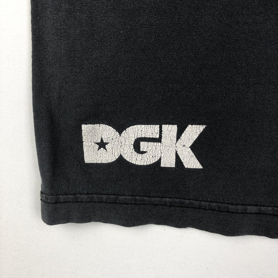 DGK Stoner Grin Sport Print T-Shirt (Men's Size M) unclear Charcoal Vintage Second Hand