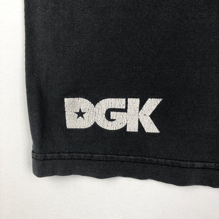 DGK Stoner Grin Sport Print T-Shirt (Men's Size M) unclear Charcoal Vintage Second Hand