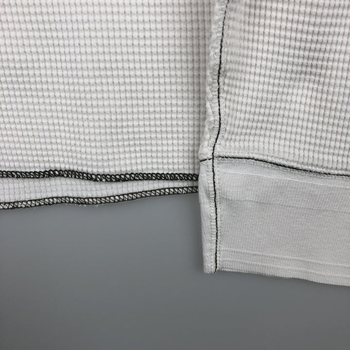2000'S GAP Thermal Long-Sleeve T-Shirt, Waffle Knit, Men's Size XL (equivalent) unclear white type Vintage Second Hand