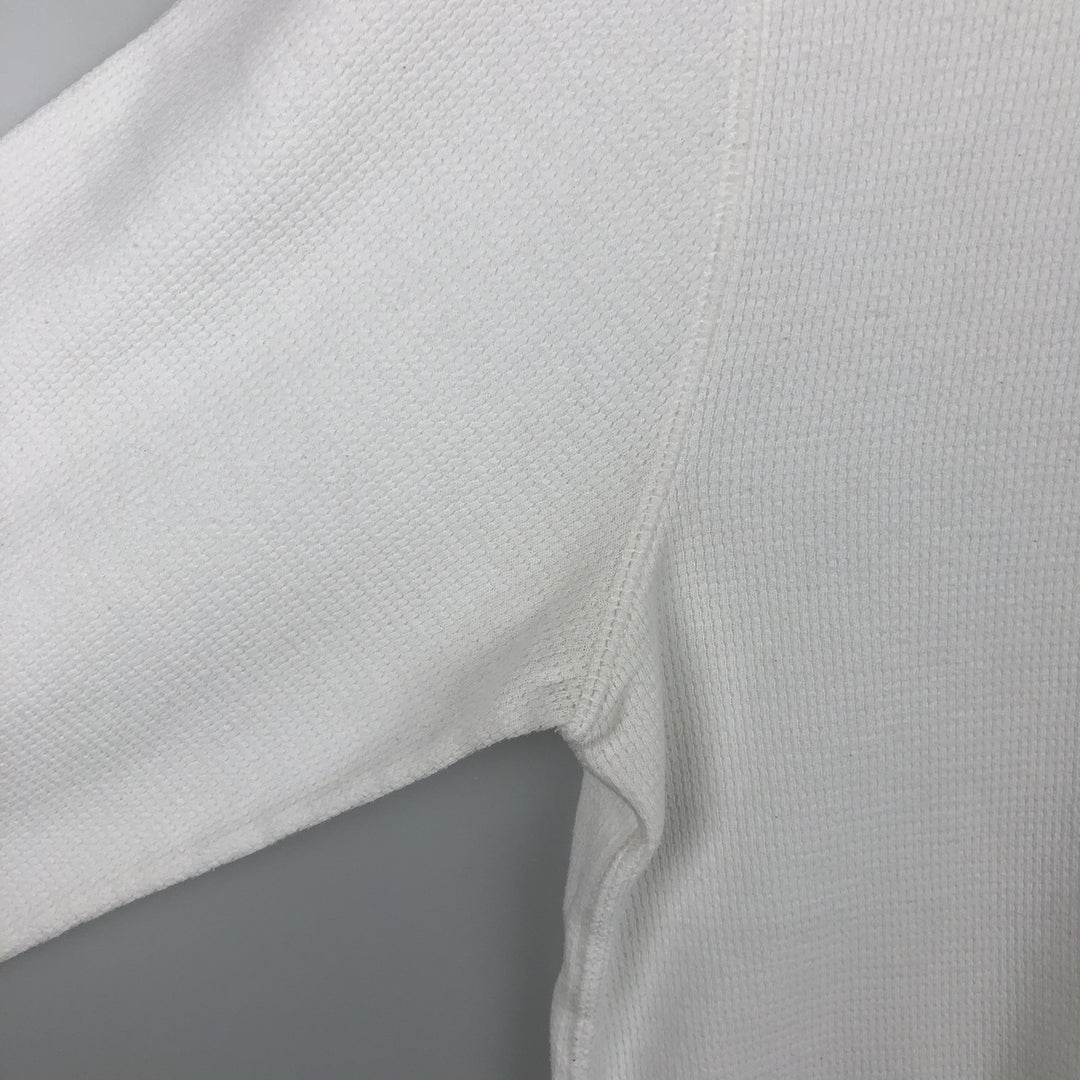 Ralph Lauren POLO RALPH LAUREN SLEEPWEAR Thermal Long T-Shirt, Men's Size Medium cotton white type Vintage Second Hand