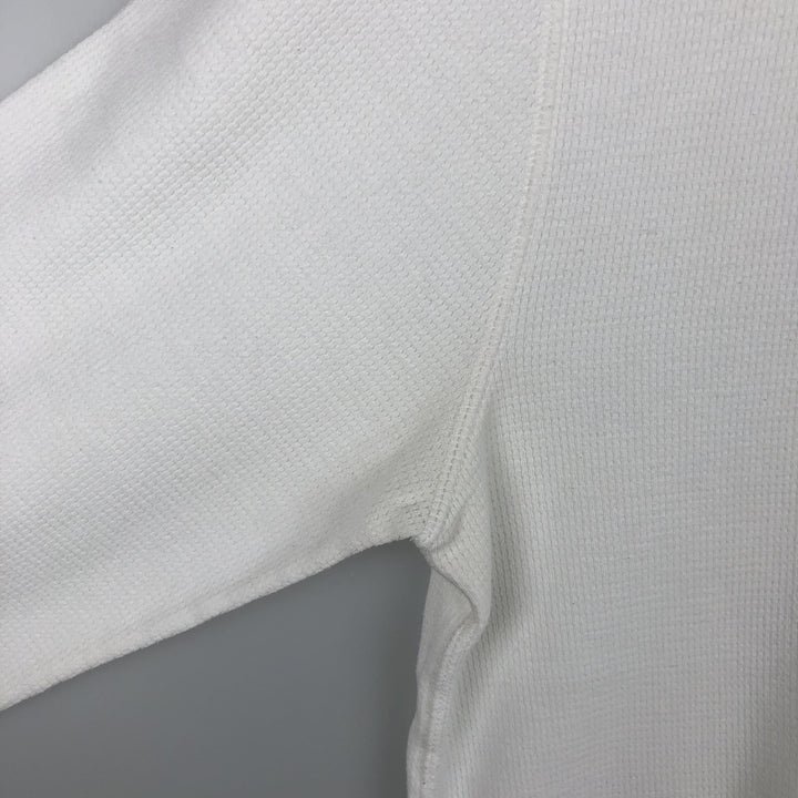 Ralph Lauren POLO RALPH LAUREN SLEEPWEAR Thermal Long T-Shirt, Men's Size Medium cotton white type Vintage Second Hand