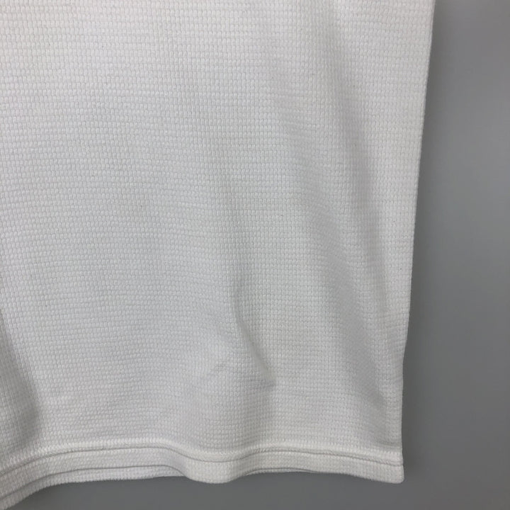 Ralph Lauren POLO RALPH LAUREN SLEEPWEAR Thermal Long T-Shirt, Men's Size Medium cotton white type Vintage Second Hand