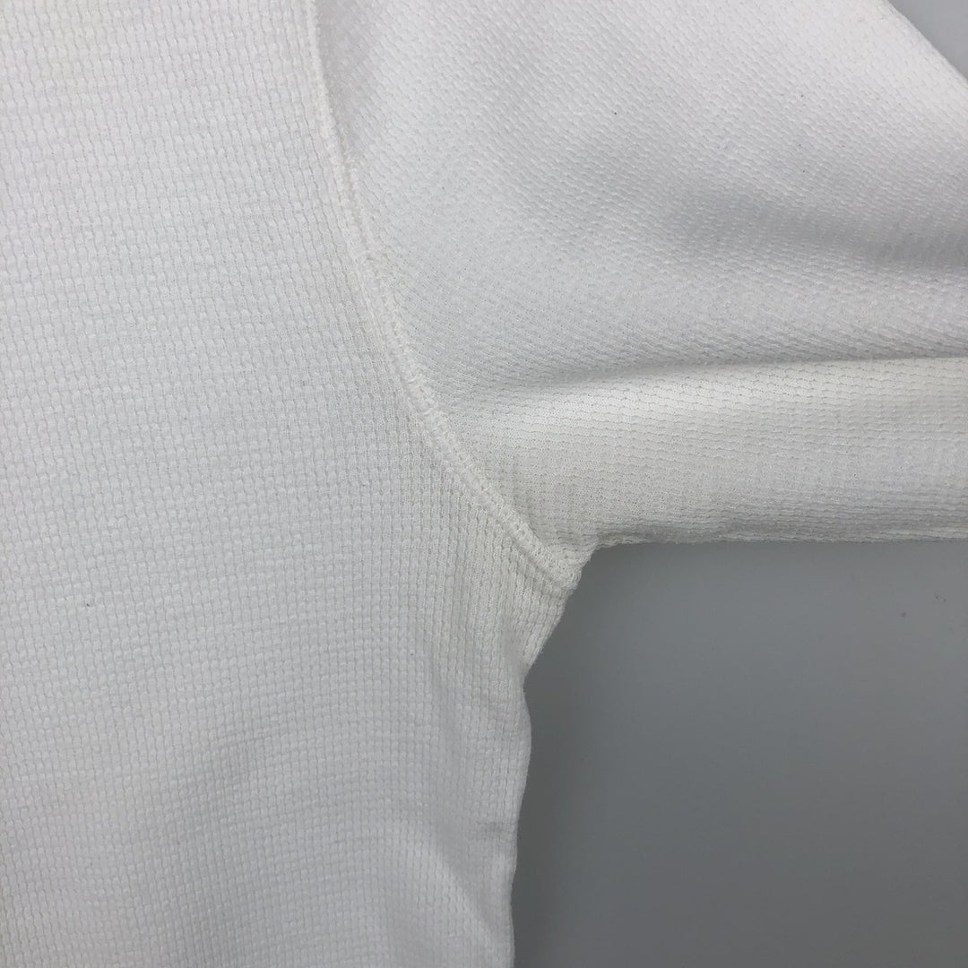 Ralph Lauren POLO RALPH LAUREN SLEEPWEAR Thermal Long T-Shirt, Men's Size Medium cotton white type Vintage Second Hand