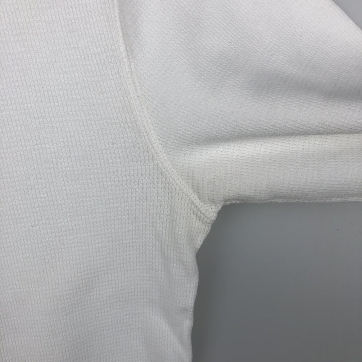 Ralph Lauren POLO RALPH LAUREN SLEEPWEAR Thermal Long T-Shirt, Men's Size Medium cotton white type Vintage Second Hand