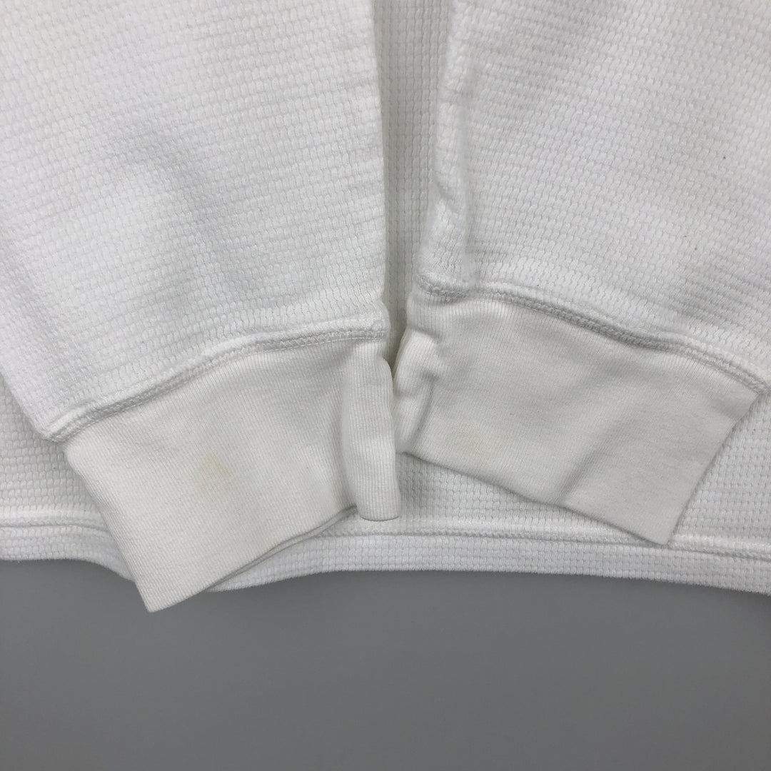 Ralph Lauren POLO RALPH LAUREN SLEEPWEAR Thermal Long T-Shirt, Men's Size Medium cotton white type Vintage Second Hand