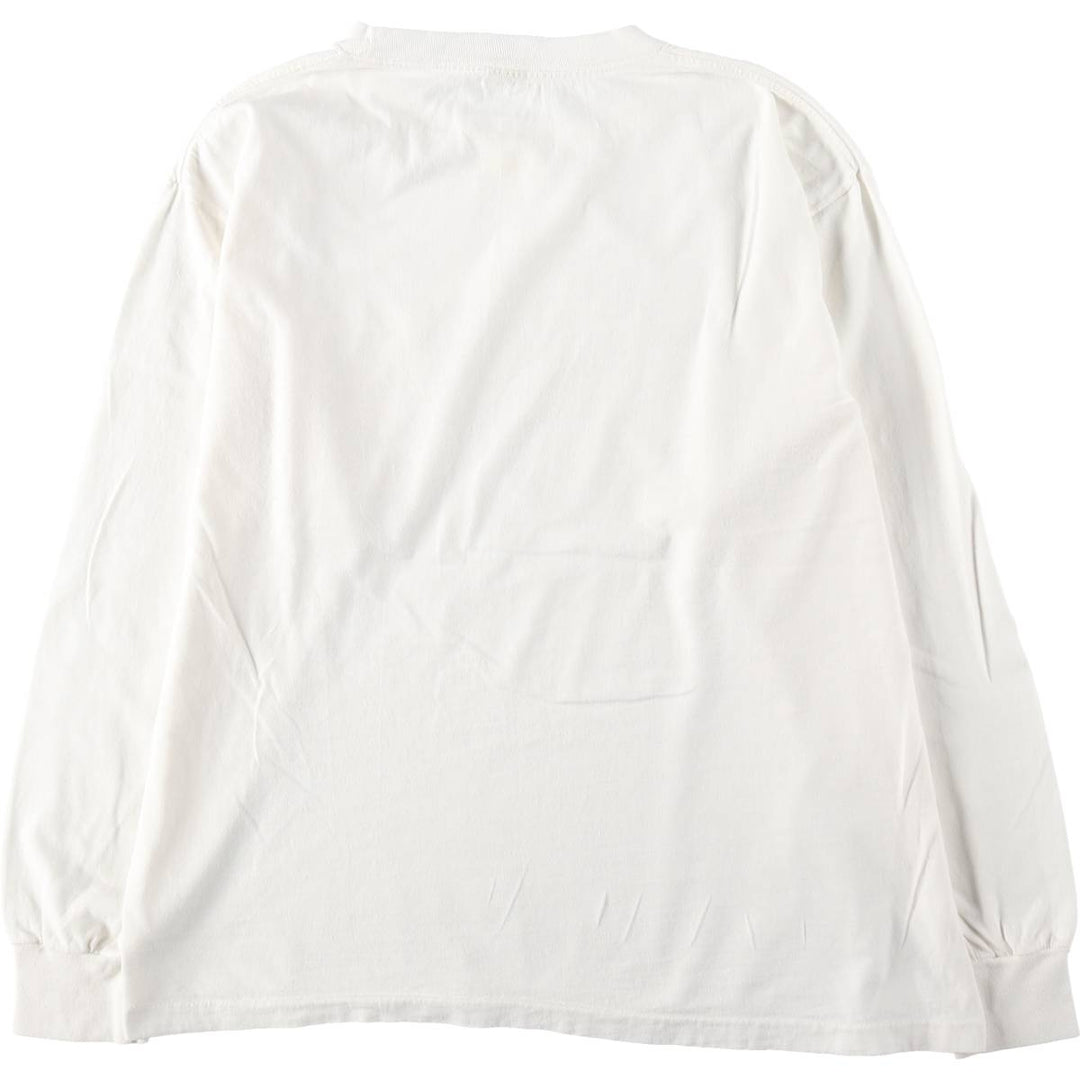 90'S Hard Rock Cafe Advertising Long-Sleeve T-Shirt, Men's Size L (Equivalent), Vintage unclear white type Vintage Second Hand