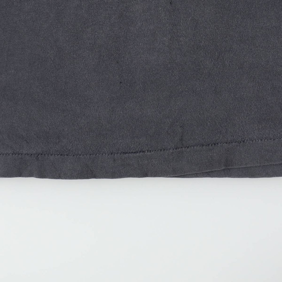 90'S HOBIE Long-Sleeve T-Shirt, Made in USA, Men's Size M (Equivalent), Vintage cotton Charcoal Vintage Second Hand
