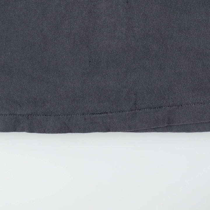 90'S HOBIE Long-Sleeve T-Shirt, Made in USA, Men's Size M (Equivalent), Vintage cotton Charcoal Vintage Second Hand