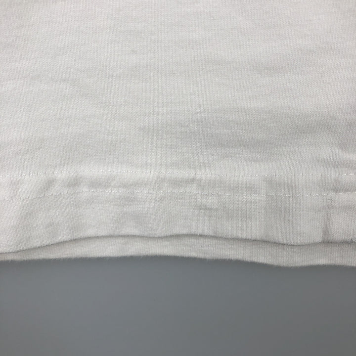 Harley-Davidson Motorcycle Long-Sleeve T-Shirt, Made in USA, Men's Size L (approx.) cotton white type Vintage Second Hand
