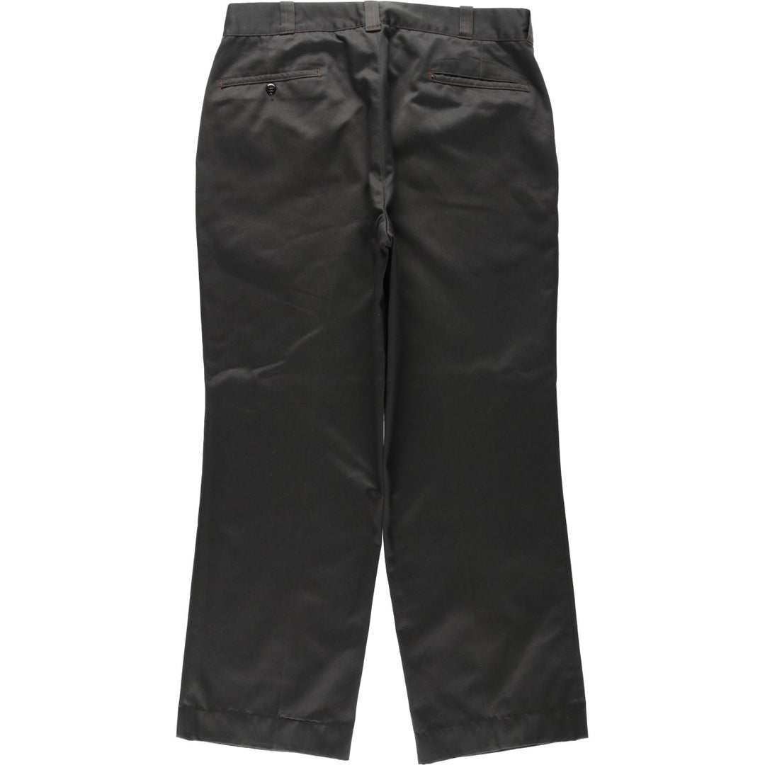 80'S BIG MAC Work Pants, Made in USA, Men's, W35, Vintage polyester Charcoal Vintage Second Hand
