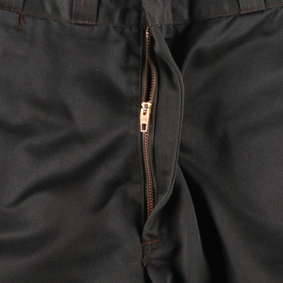 80'S BIG MAC Work Pants, Made in USA, Men's, W35, Vintage polyester Charcoal Vintage Second Hand